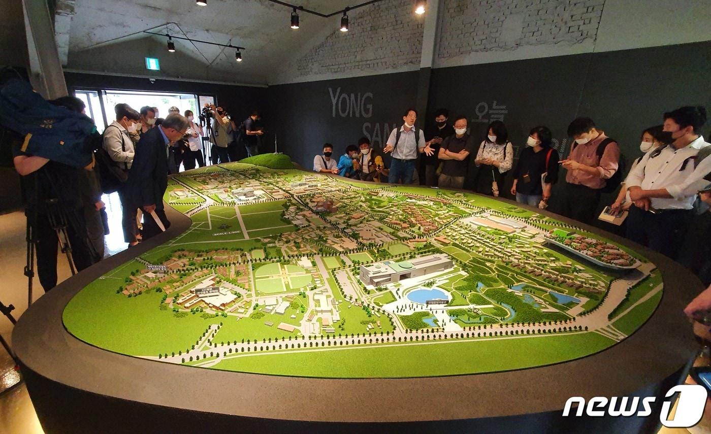 용산공원 조감도. 