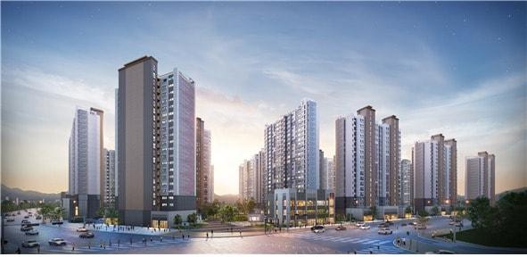 본문 이미지 - 달성파크 푸르지오 힐스테이트 투시도./자료제공=대우건설ⓒ 뉴스1