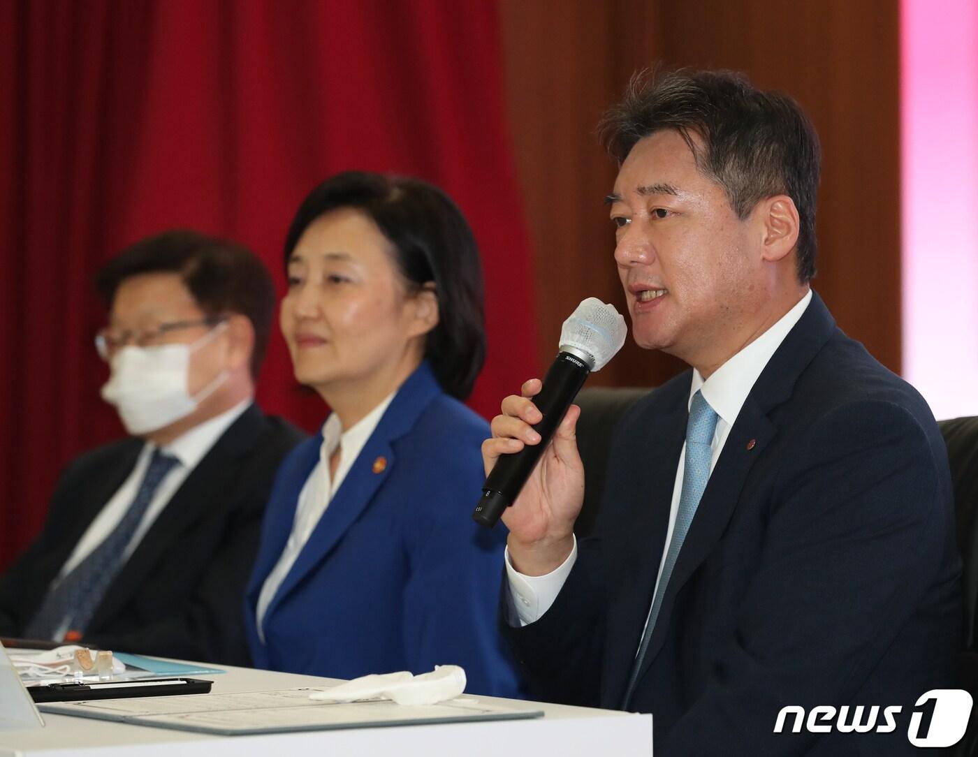 본문 이미지 - 윤춘성 LX인터내셔널 대표. ⓒ News1 송원영 기자