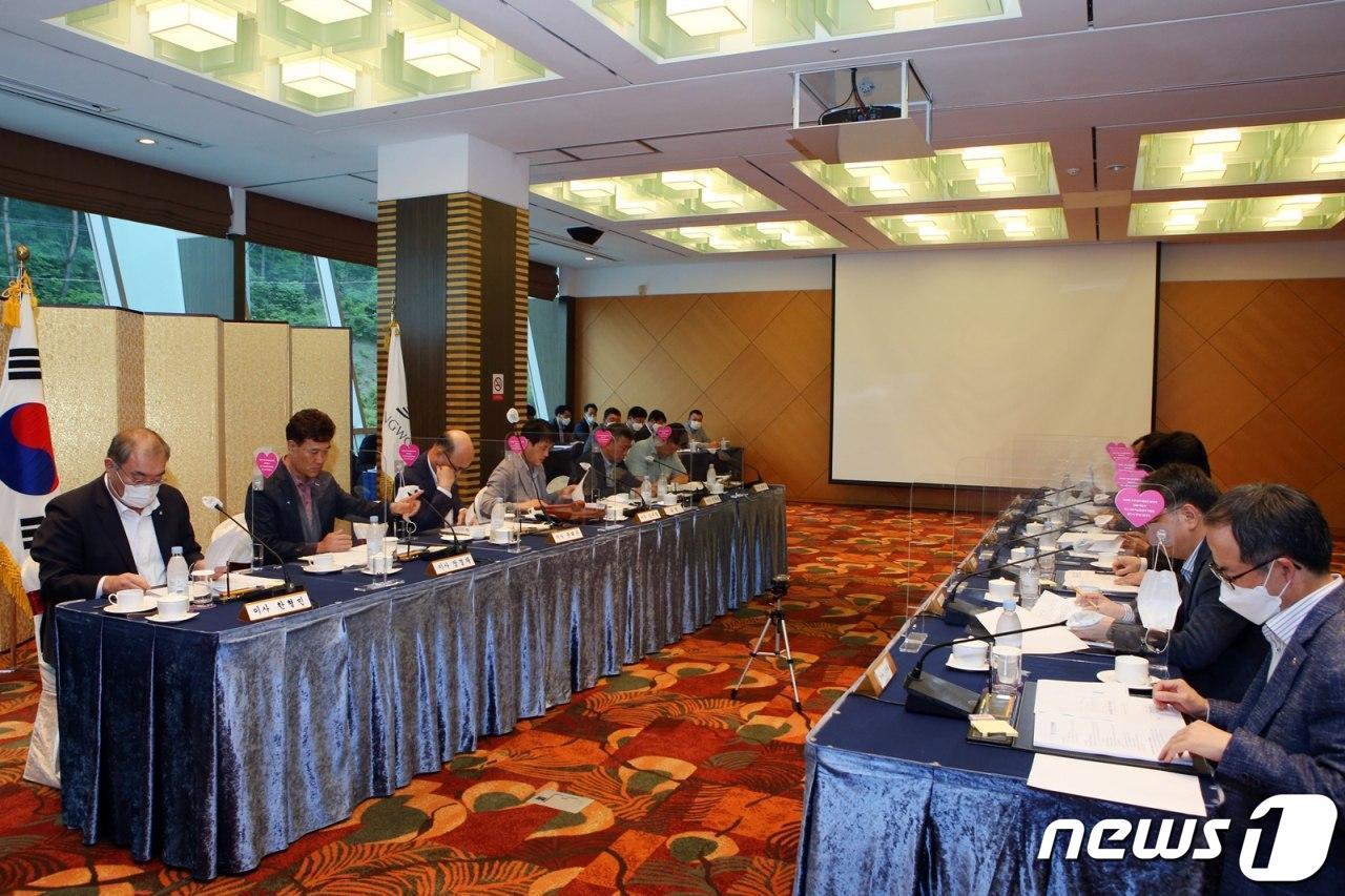 본문 이미지 - 강원랜드 제177차 이사회. /ⓒ News1 