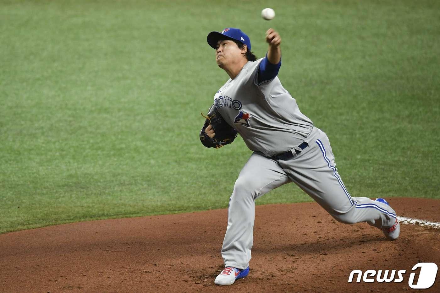 토론토 블루제이스 류현진.ⓒ AFP=뉴스1