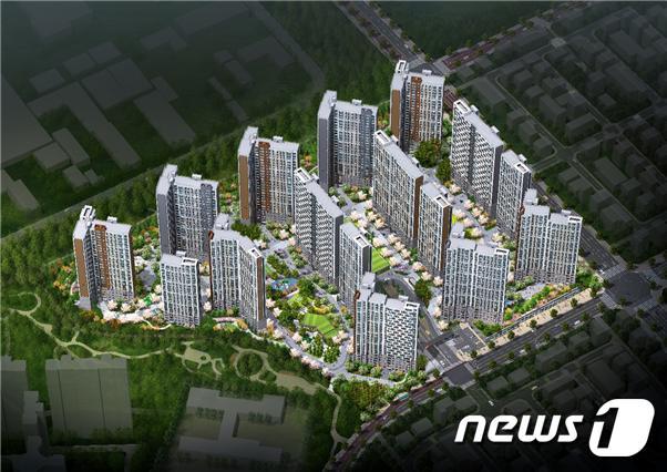 본문 이미지 - e편한세상 지제역 조감도. ⓒ 뉴스1