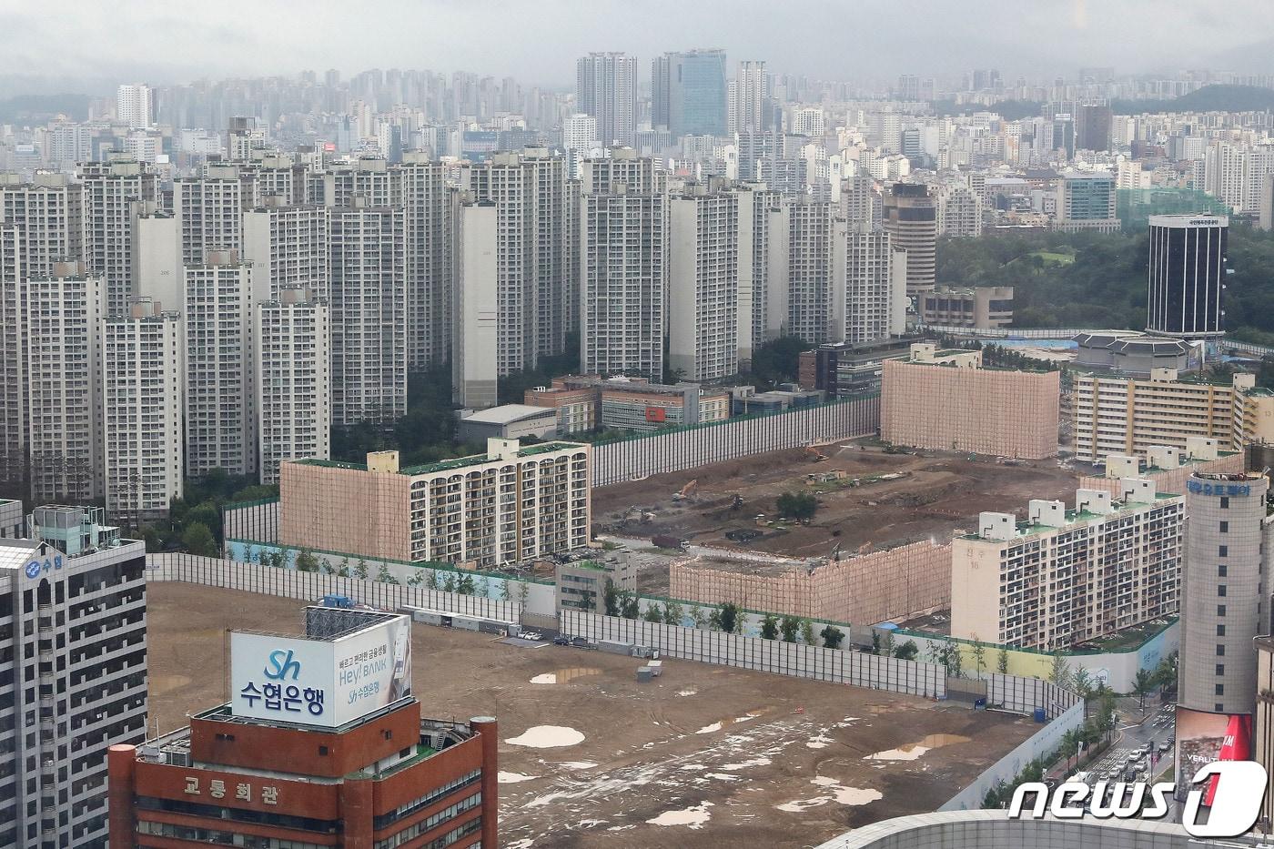 사진은 서울의 한 아파트 재건축 단지. /뉴스1 ⓒ News1 임세영 기자