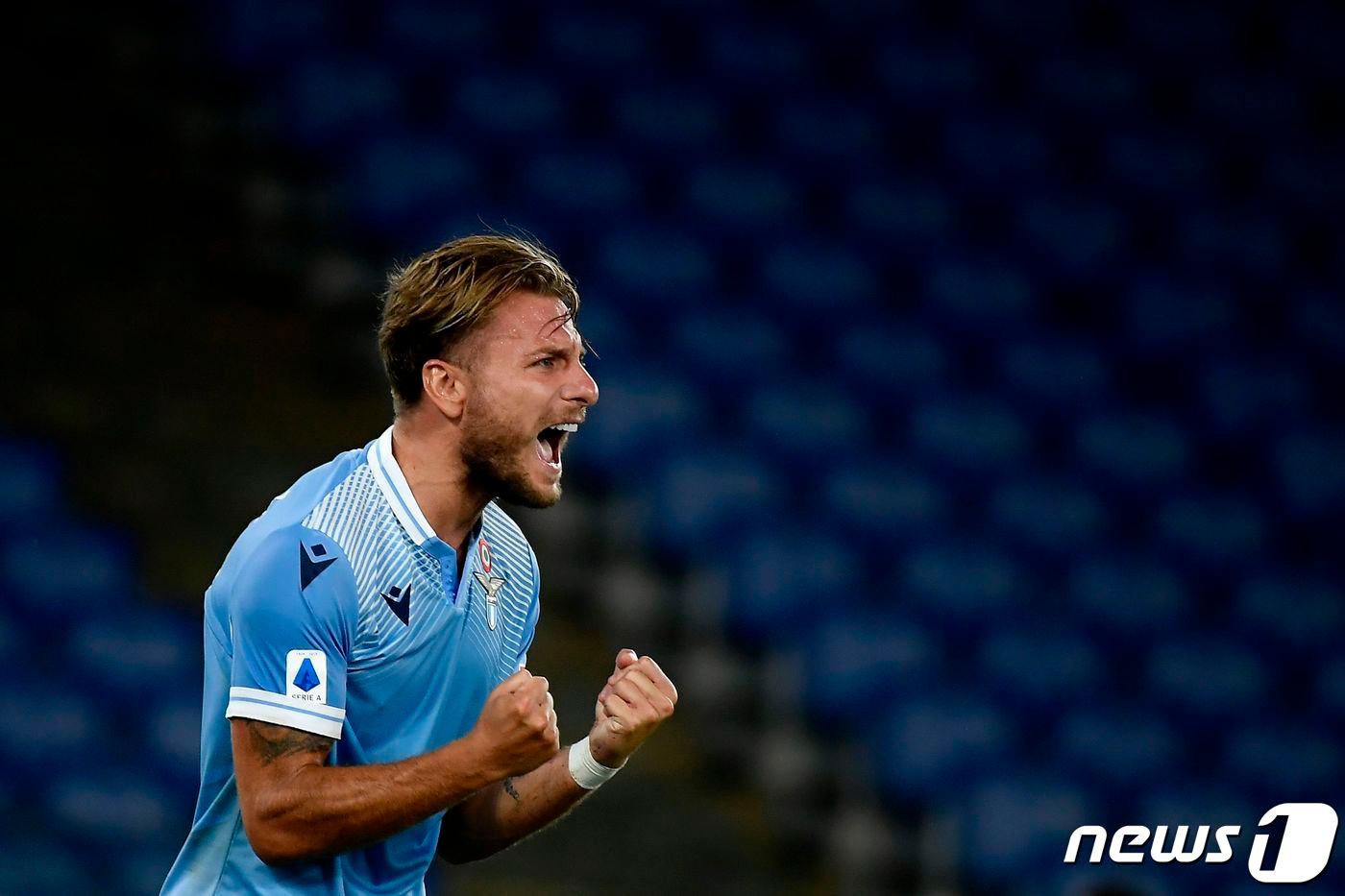 이탈리아 세리에A에서 35골로 득점 선두를 달리고 있는 치로 임모빌레(라치오) ⓒ AFP=뉴스1