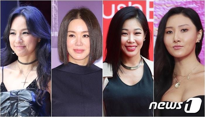 본문 이미지 - 환불원정대 이효리 엄정화 제시 화사(왼쪽부터) ⓒ 뉴스1 DB