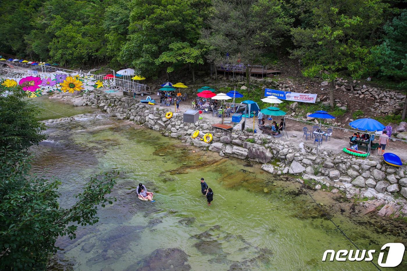 경기도는 자릿세 등 각종 불법의 온상이었던 포천 백운계곡을 께끗하게 정비했다. (사진=경기도 제공) ⓒ 뉴스1