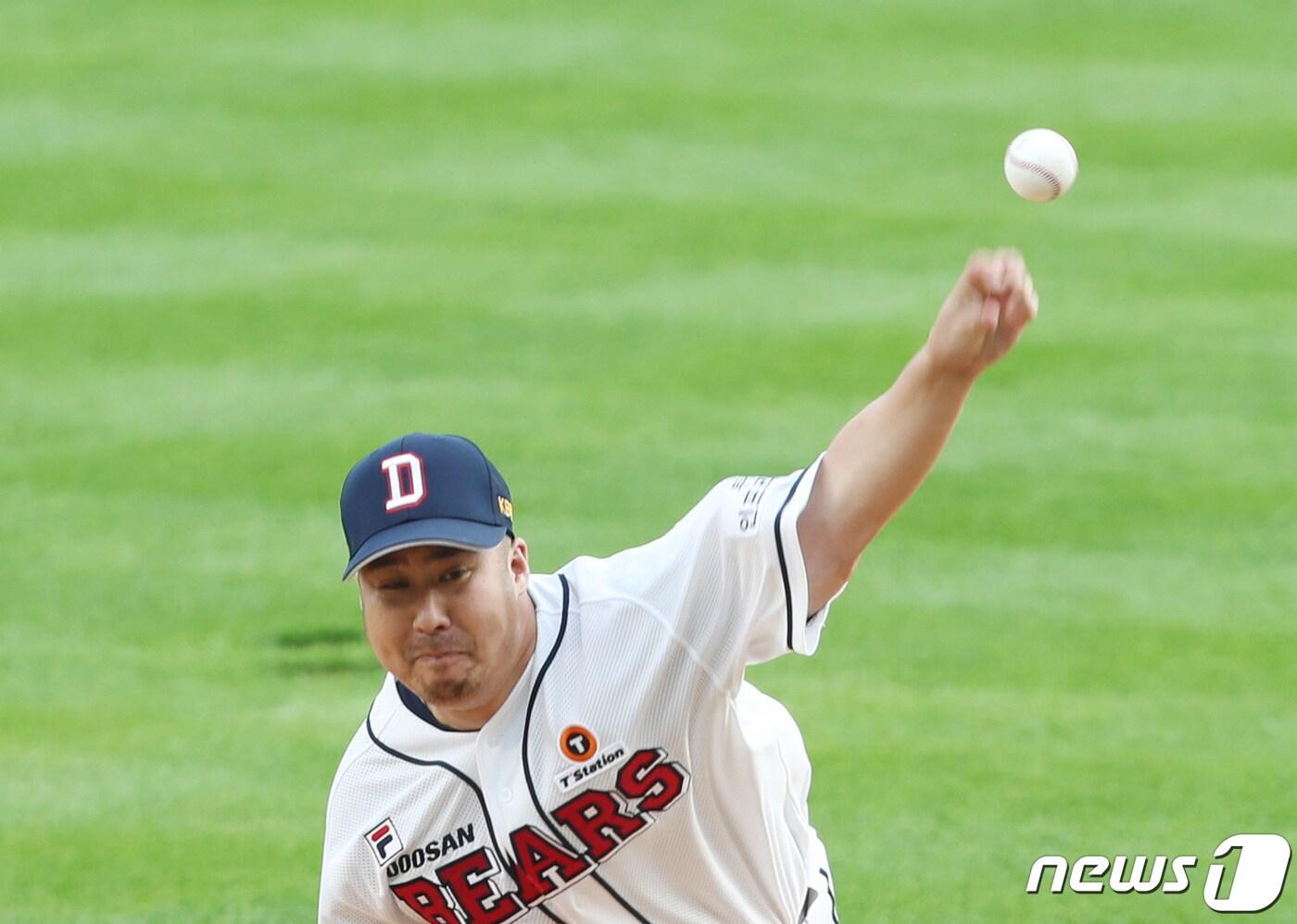 두산 베어스 유희관. /뉴스1 ⓒ News1 이성철 기자