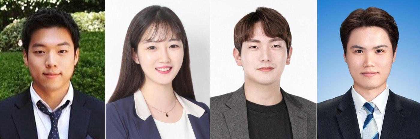 본문 이미지 - 제8회 의혈언론인상 수상자. 사진 왼쪽부터 류석우 뉴스1 기자, 박민지 국민일보 기자, 사공성근 채널A기자, 양길성 한국경제신문 기자(중앙대언론동문회 제공)ⓒ 뉴스1