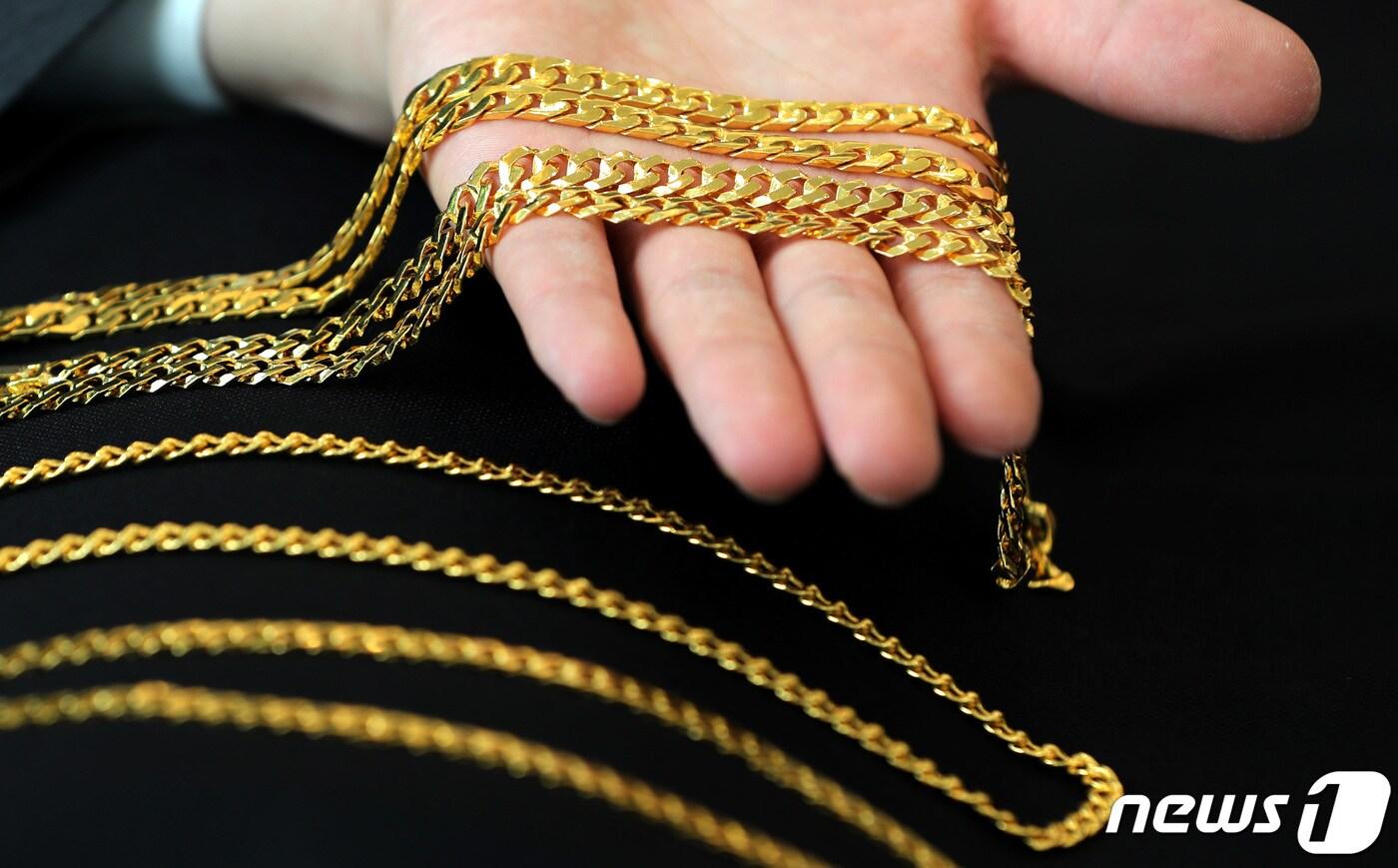 금목걸이.(사진은 기사 내용과 무관함) / 뉴스1 ⓒ News1