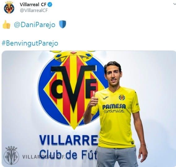 본문 이미지 - 비야레알로 둥지를 옮긴 다니 파레호. (비야레알 홈페이지 캡처)ⓒ 뉴스1