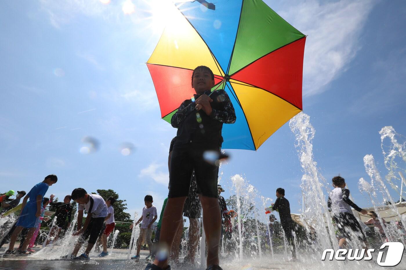 충남 5개 지역에 폭염주의보가 발효됐다./뉴스1 ⓒ News1 공정식 기자