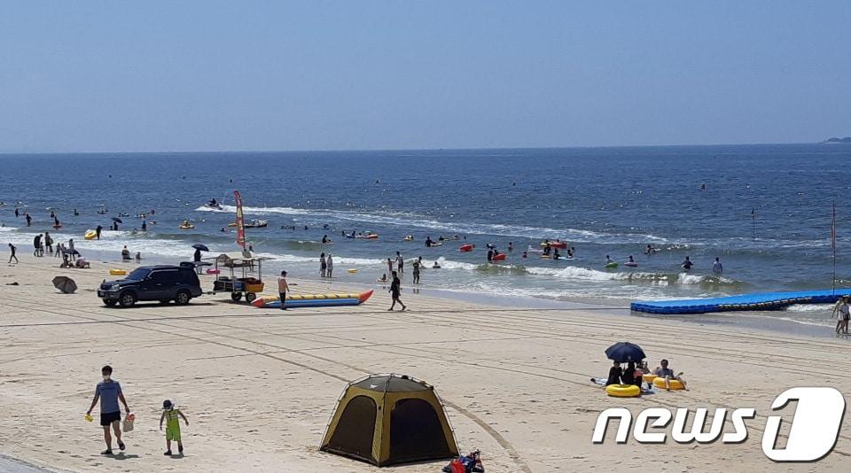 본문 이미지 - 대천해수욕장의 한산한 모습.(뉴스1DB)./뉴스1