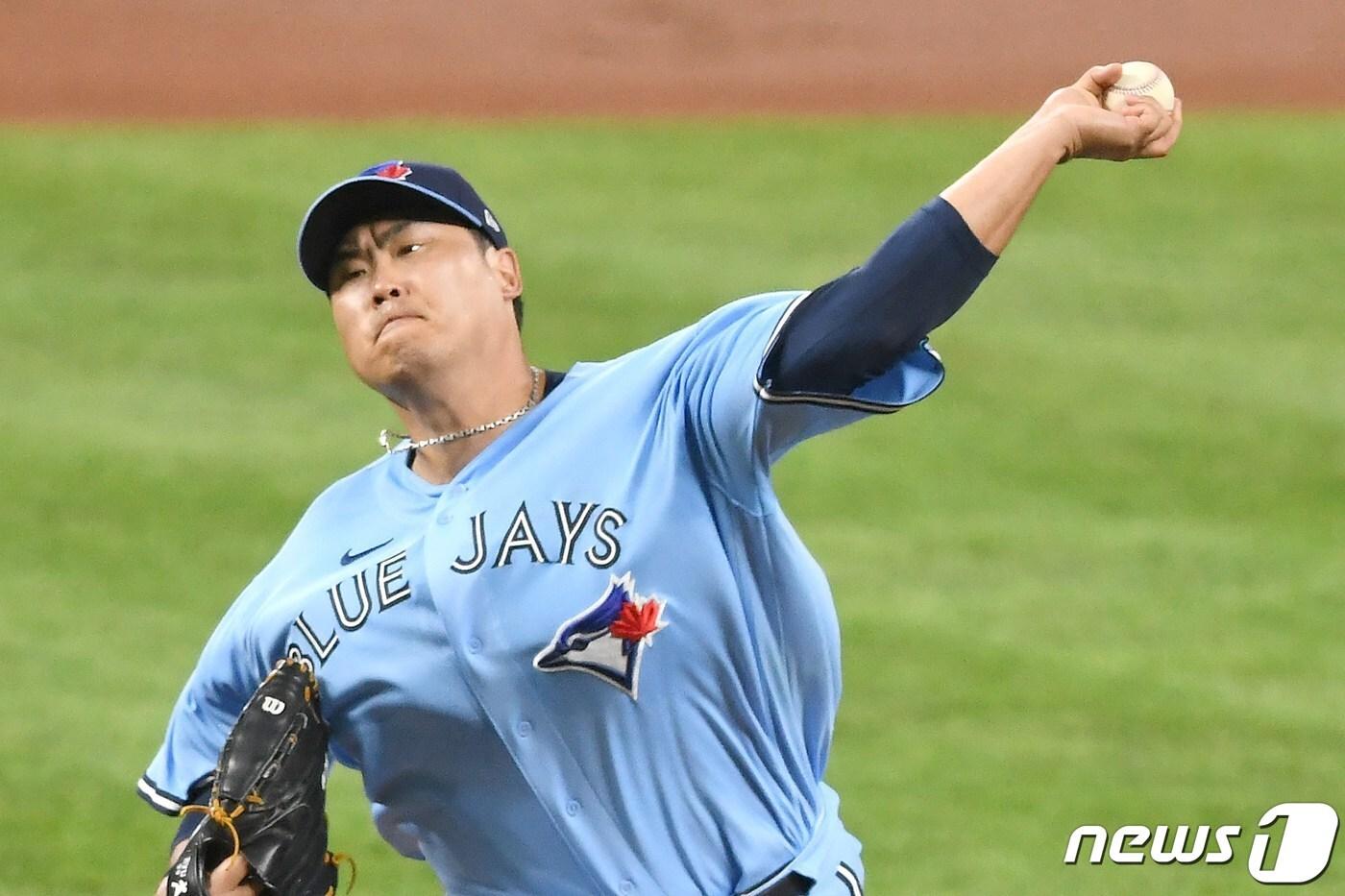 본문 이미지 - 토론토 블루제이스 류현진. ⓒ AFP=뉴스1