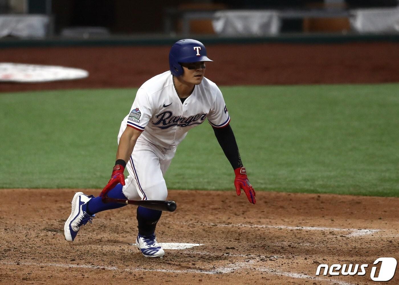 본문 이미지 - 텍사스 레인저스 추신수. ⓒ AFP=뉴스1
