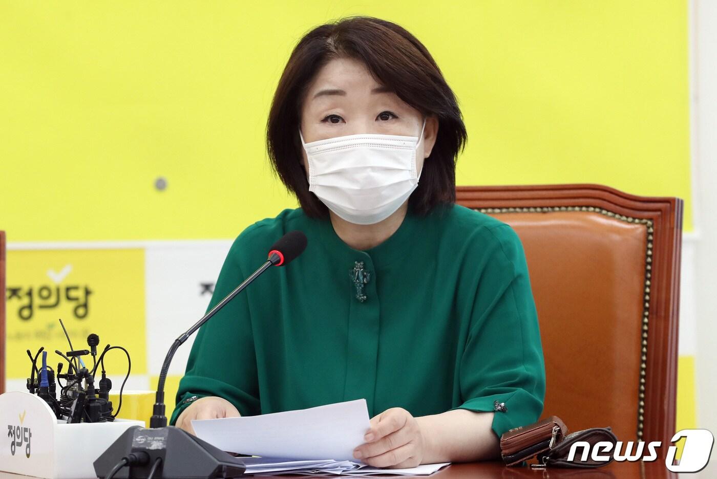 심상정 정의당 대표. 2020.8.25/뉴스1 ⓒ News1 박세연 기자