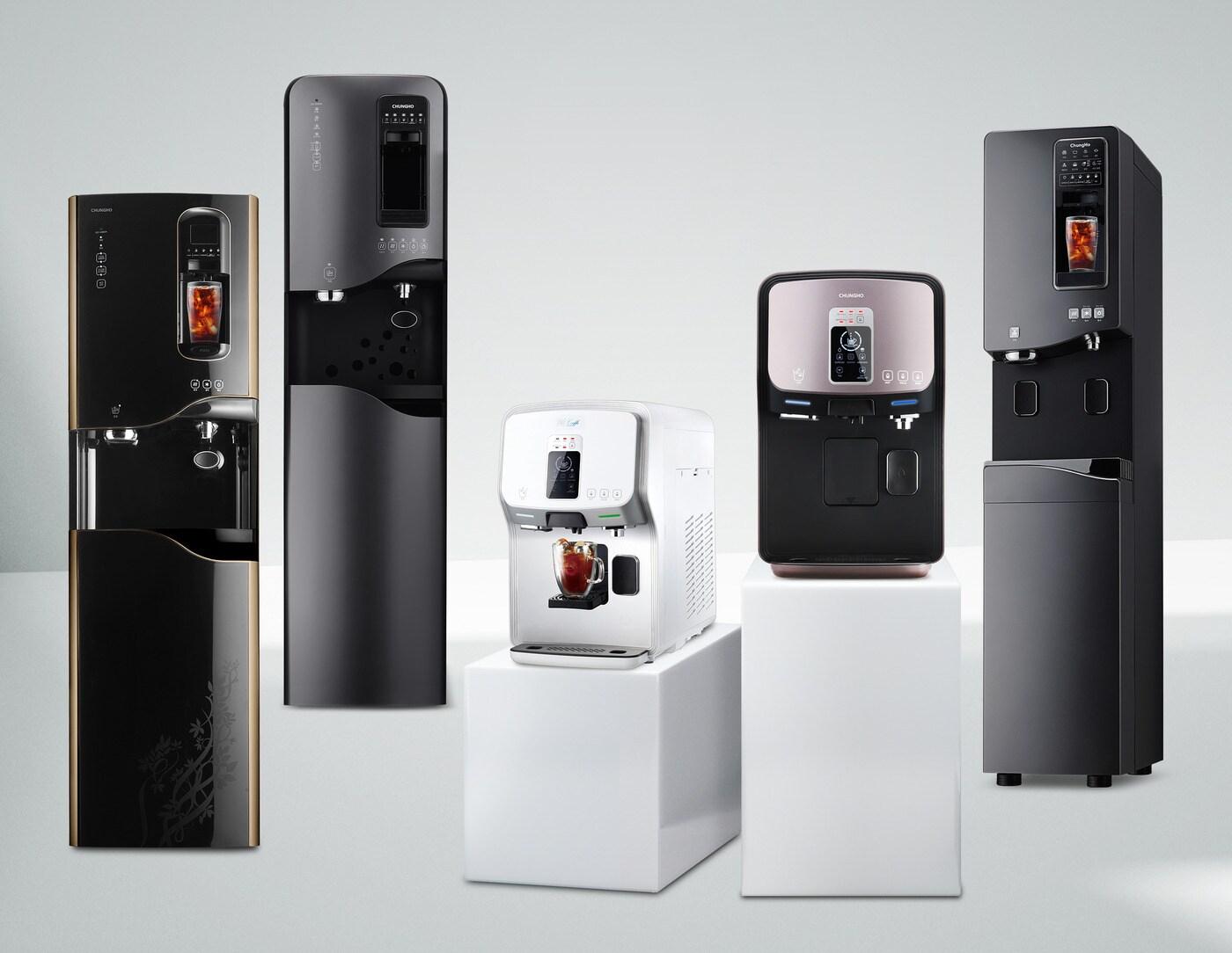 본문 이미지 - 청호나이스 커피 얼음정수기 '휘카페' 시리즈. ⓒ 뉴스1