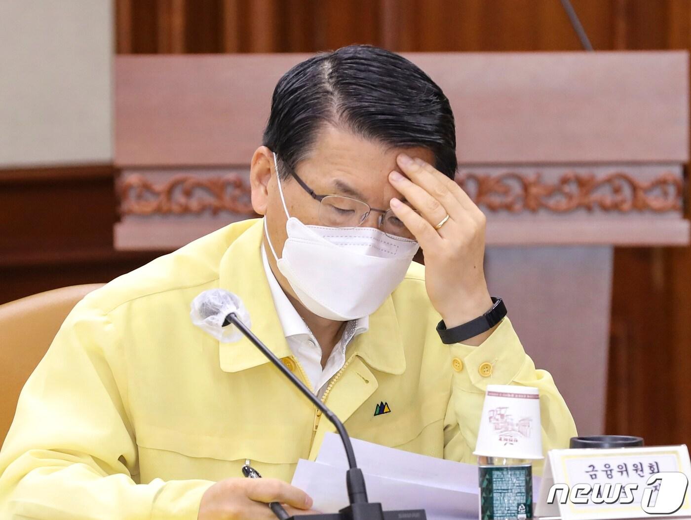 본문 이미지 - 은성수 금융위원장. 2020.8.27/뉴스1 ⓒ News1 안은나 기자