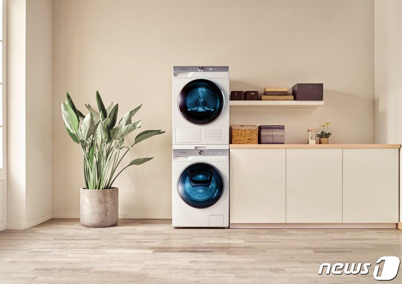 삼성 유럽향 세탁·건조기 라이프스타일 사진(삼성전자 제공)2020.08.28/뉴스1 ⓒ 뉴스1