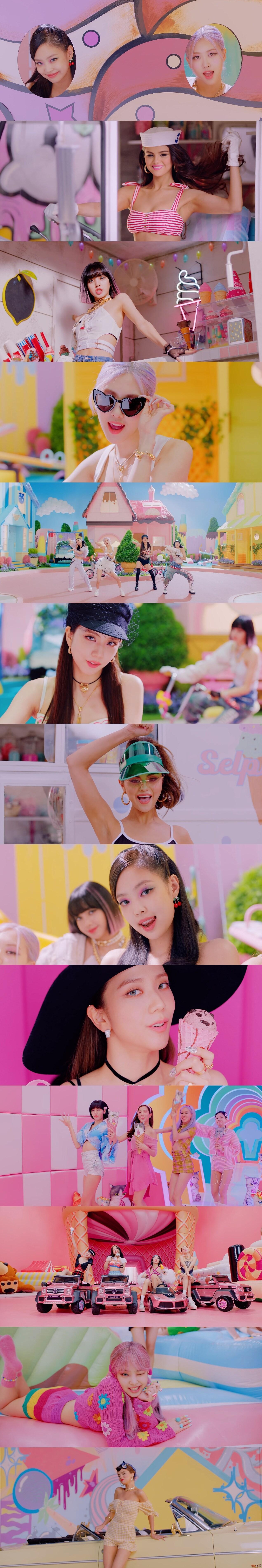 본문 이미지 - 블랙핑크 '아이스크림' 뮤직비디오 캡처 ⓒ 뉴스1