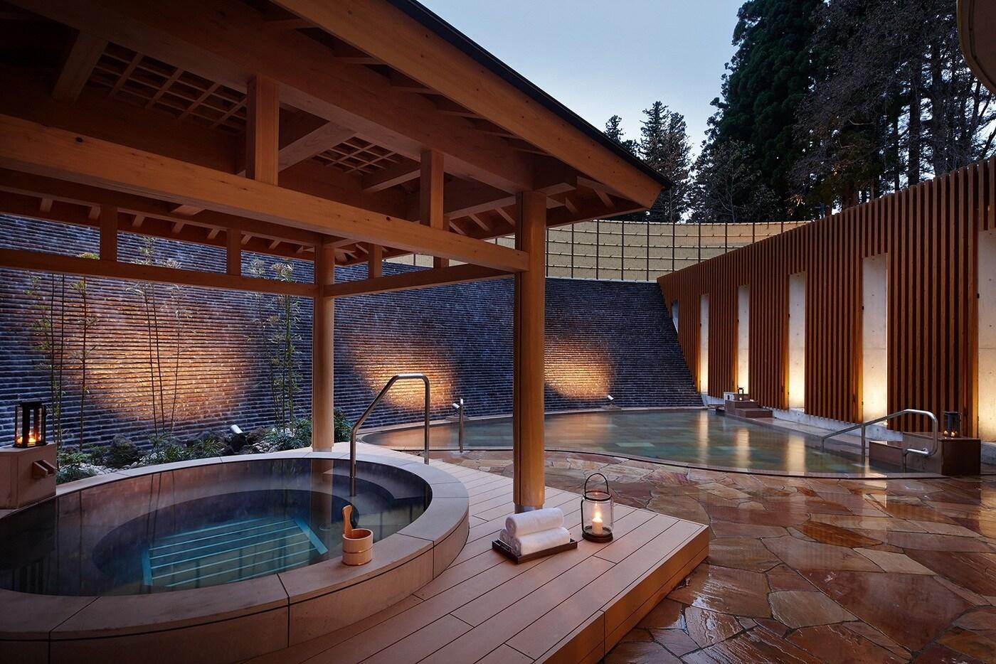 롯데아라이리조트의 온천장ⓒ 뉴스1(호텔롯데 제공)