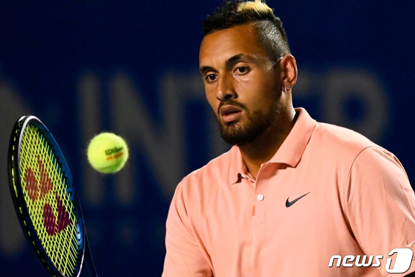 호주 테니스 스타 닉 키리오스. ⓒ AFP=뉴스1