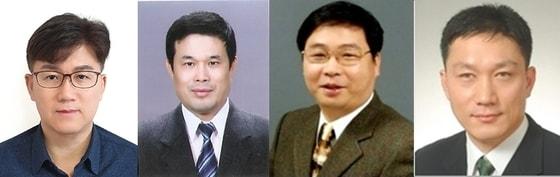 본문 이미지 - 왼쪽부터 대한민국명장 이선동, 우수숙련기술자 유철종, 직업능력개발유공 대통령표창 이승준, 국무총리표창 황선주씨.