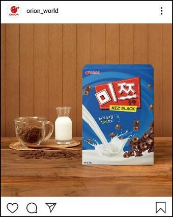 본문 이미지 - 오리온 인스타그램 '미쯔 시리얼'(오리온 제공)ⓒ 뉴스1