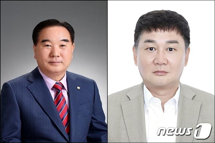 본문 이미지 - 김선오 금성볼트공업 대표이사(왼쪽)와 서기만 베셀 대표이사(중기중앙회 제공) ⓒ 뉴스1
