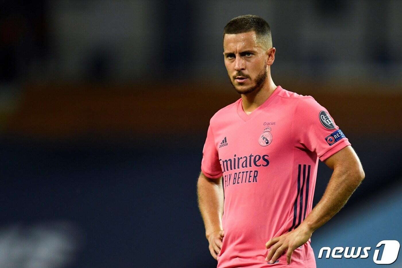 레알 마드리드 공격수 에당 아자르. ⓒ AFP=뉴스1