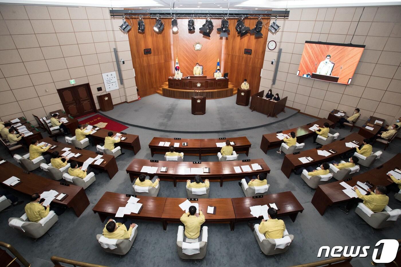 본문 이미지 - 군산시의회는 2일 제232회 임시회를 열고 추경예산안 등 16건의 부의안건을 처리한다.ⓒ 뉴스1