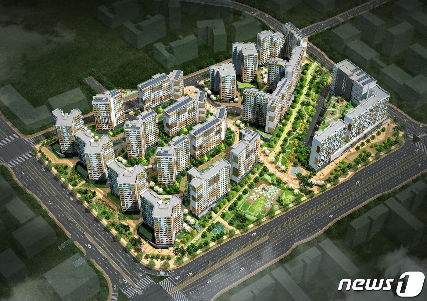 마곡지구 9단지 조감도. ⓒ 뉴스1