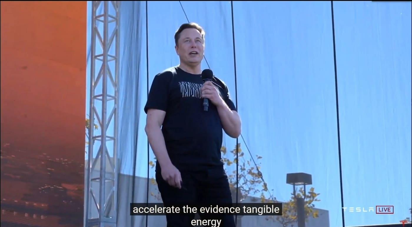 일론 머스크 테슬라 CEO - 테슬라 라이브 갈무리 ⓒ 뉴스1