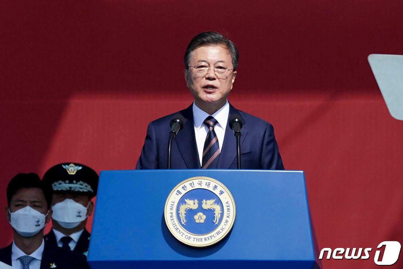 본문 이미지 - 문재인 대통령. 2020.9.24/뉴스1 ⓒ News1 박정호 기자