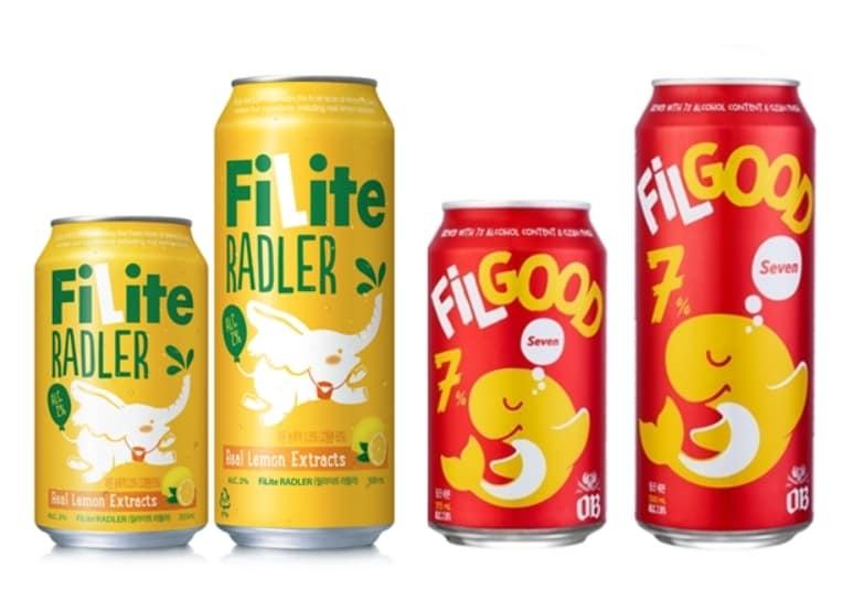 본문 이미지 - 필굿세븐·필라이트 라들러(오비맥주·하이트진로 제공)ⓒ 뉴스1