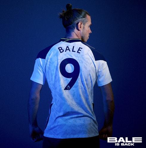 본문 이미지 - 토트넘에서 등번호 9번을 달고 뛰게 될 베일 (토트넘 SNS) ⓒ 뉴스1