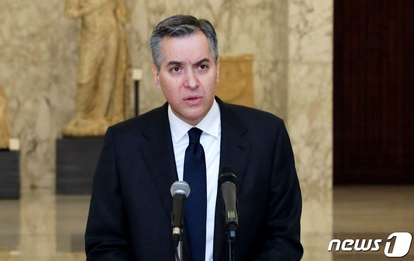 사퇴한 무스타파 아디브 레바논 총리 지명자 ⓒ AFP=뉴스1