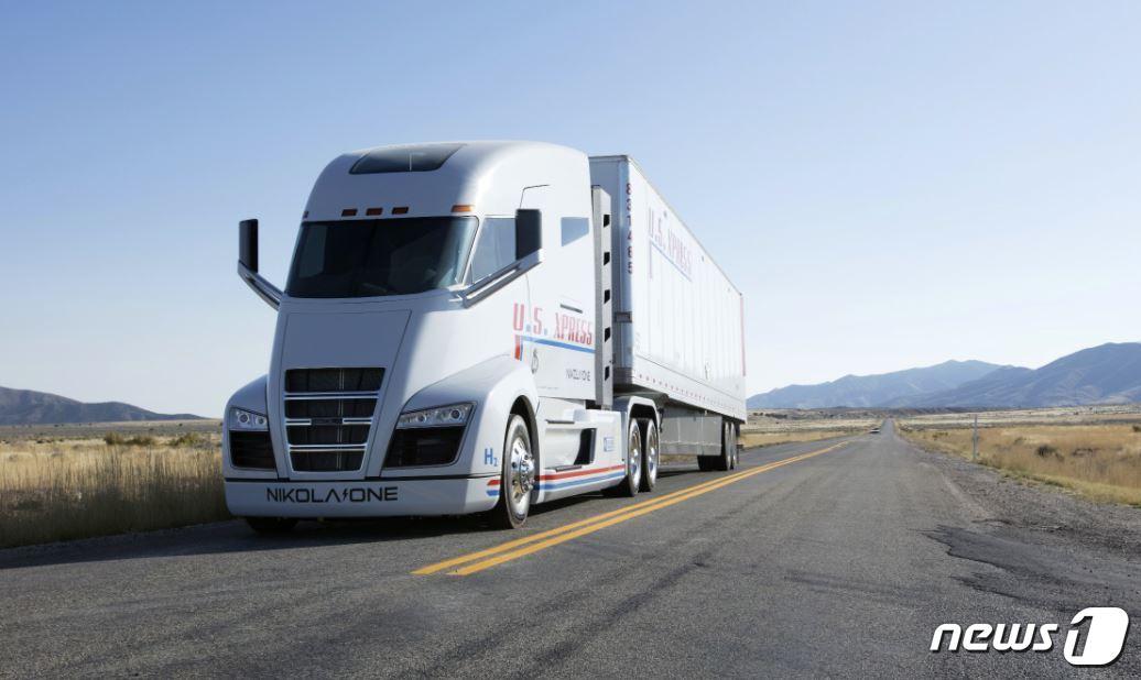 본문 이미지 - 미국 수소전지차 업체 니콜라가 만든 트럭 '니콜라원' (니콜라) ⓒ 뉴스1