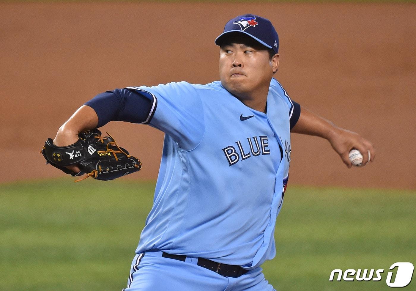 토론토 블루제이스 류현진.ⓒ AFP=뉴스1