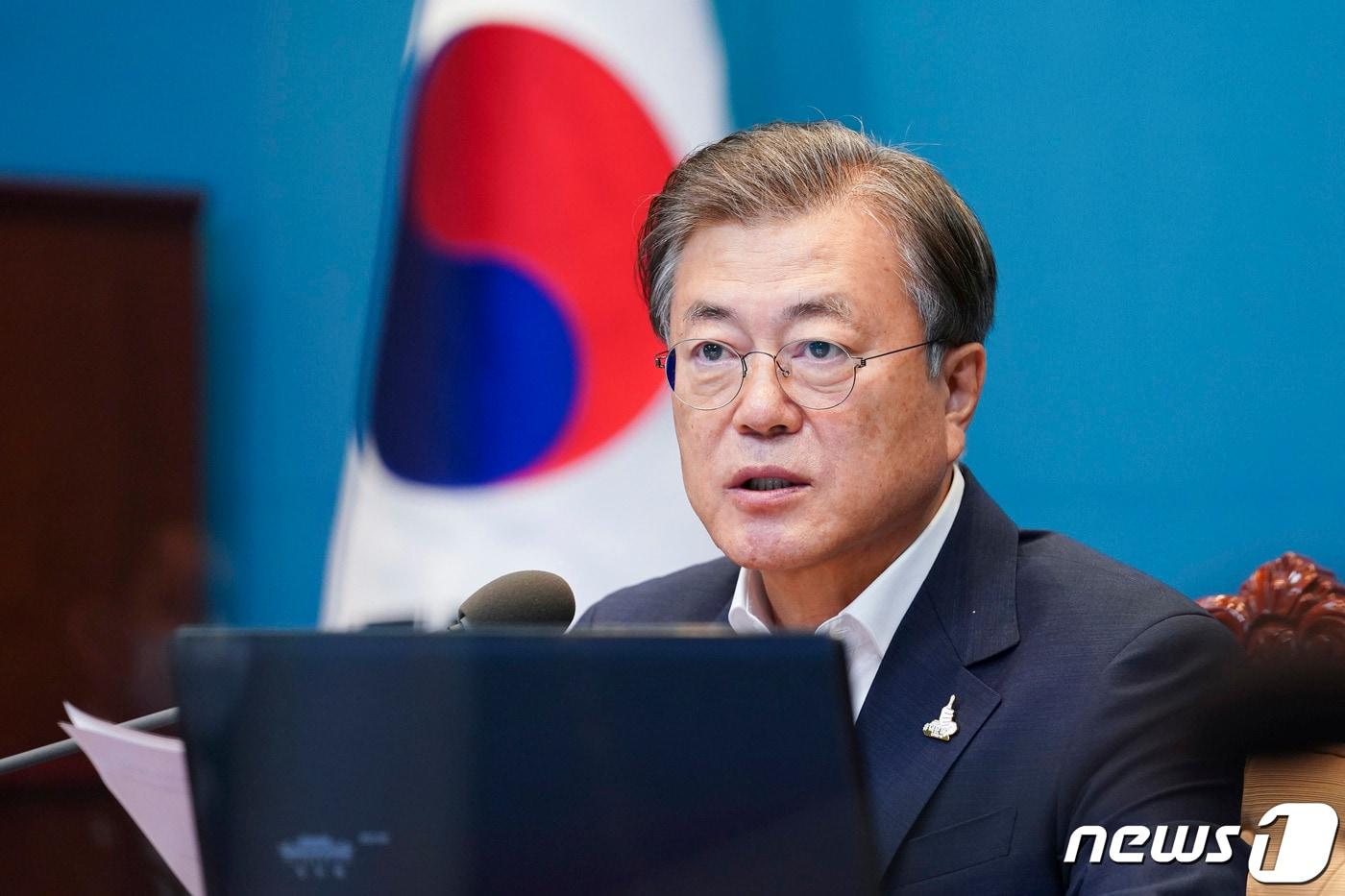 본문 이미지 - 문재인 대통령. 2020.9.7/뉴스1 ⓒ News1 박정호 기자