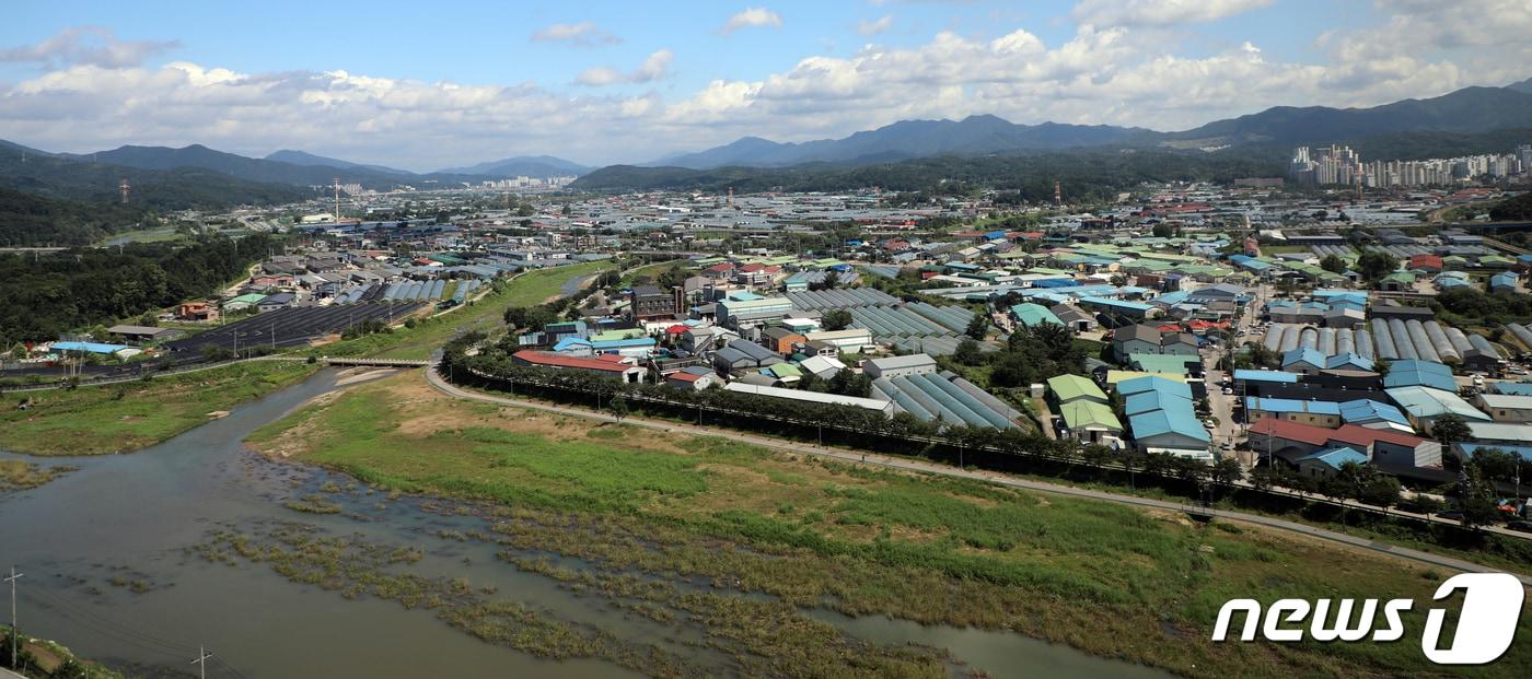 남양주왕숙지구 모습. ⓒ News1 김명섭 기자