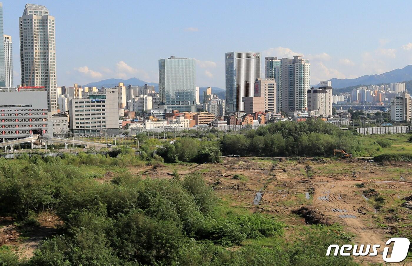 본문 이미지 - 서울 용산 정비창. (자료사진) 2020.9.8/뉴스1 ⓒ News1 구윤성 기자