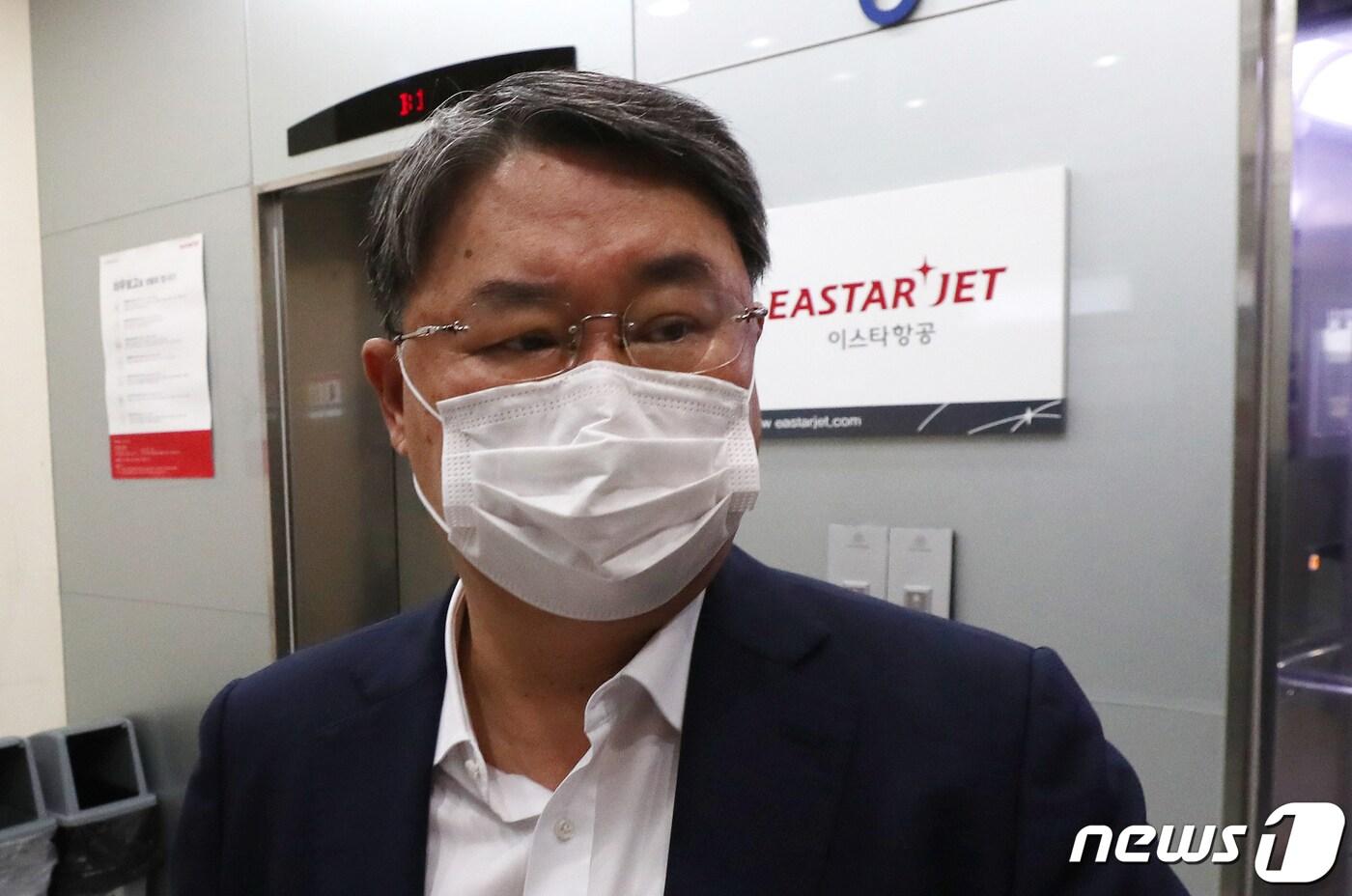 본문 이미지 - 최종구 이스타항공 대표이사. 2020.9.9/뉴스1 ⓒ News1 안은나 기자
