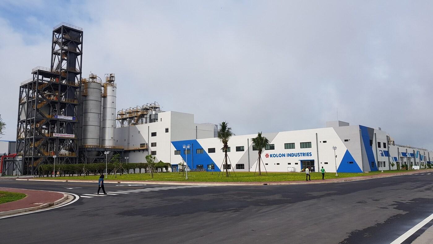 베트남 타이어코드 공장 전경(코오롱인더스트리 제공). ⓒ 뉴스1