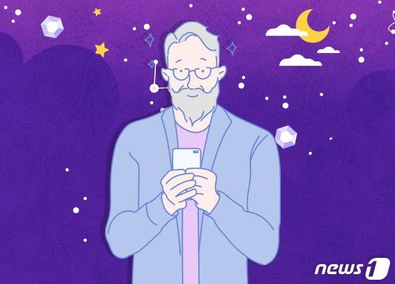 본문 이미지 - 모바일 게임을 즐기는 사람 ⓒ News1 DB