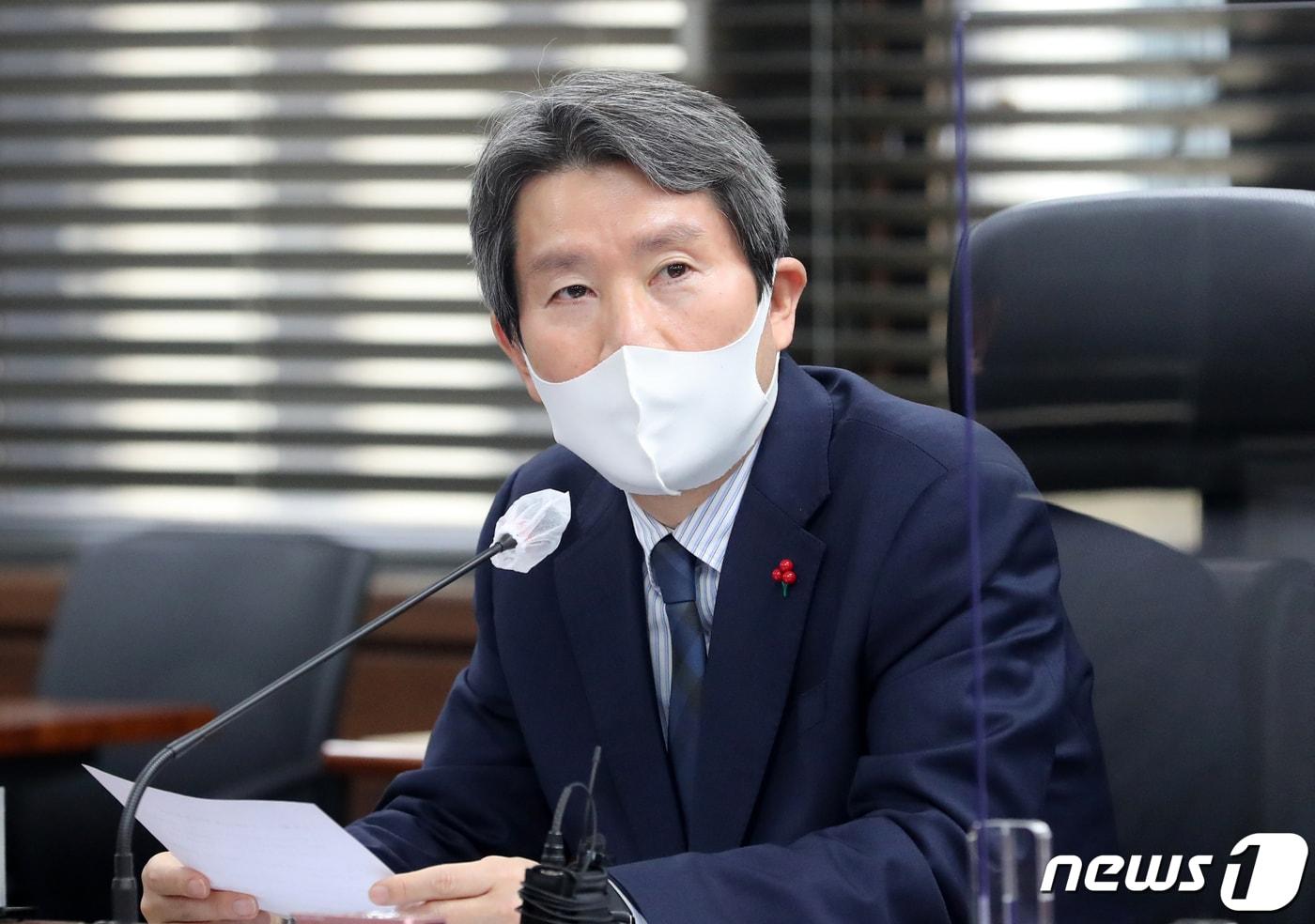 본문 이미지 - 이인영 통일부 장관. 2021.1.14/뉴스1 ⓒ News1 송원영 기자