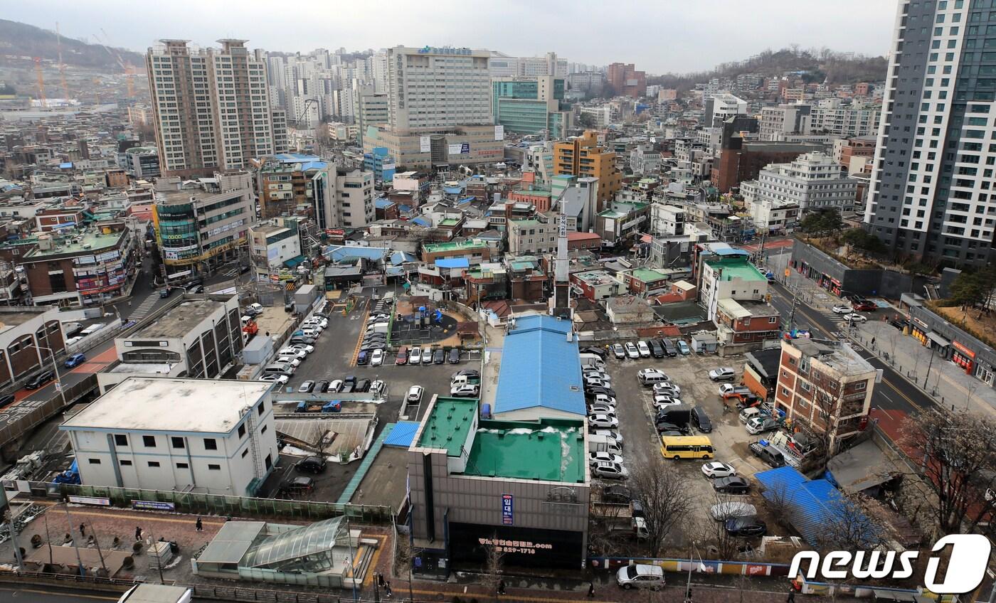 본문 이미지 - 서울 동작구 흑석동 흑석2구역. 2021.1.15/뉴스1 ⓒ News1 구윤성 기자