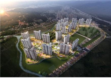 본문 이미지 - 의정부 고산 수자인 디에스티지 조감도./자료제공=한양ⓒ 뉴스1