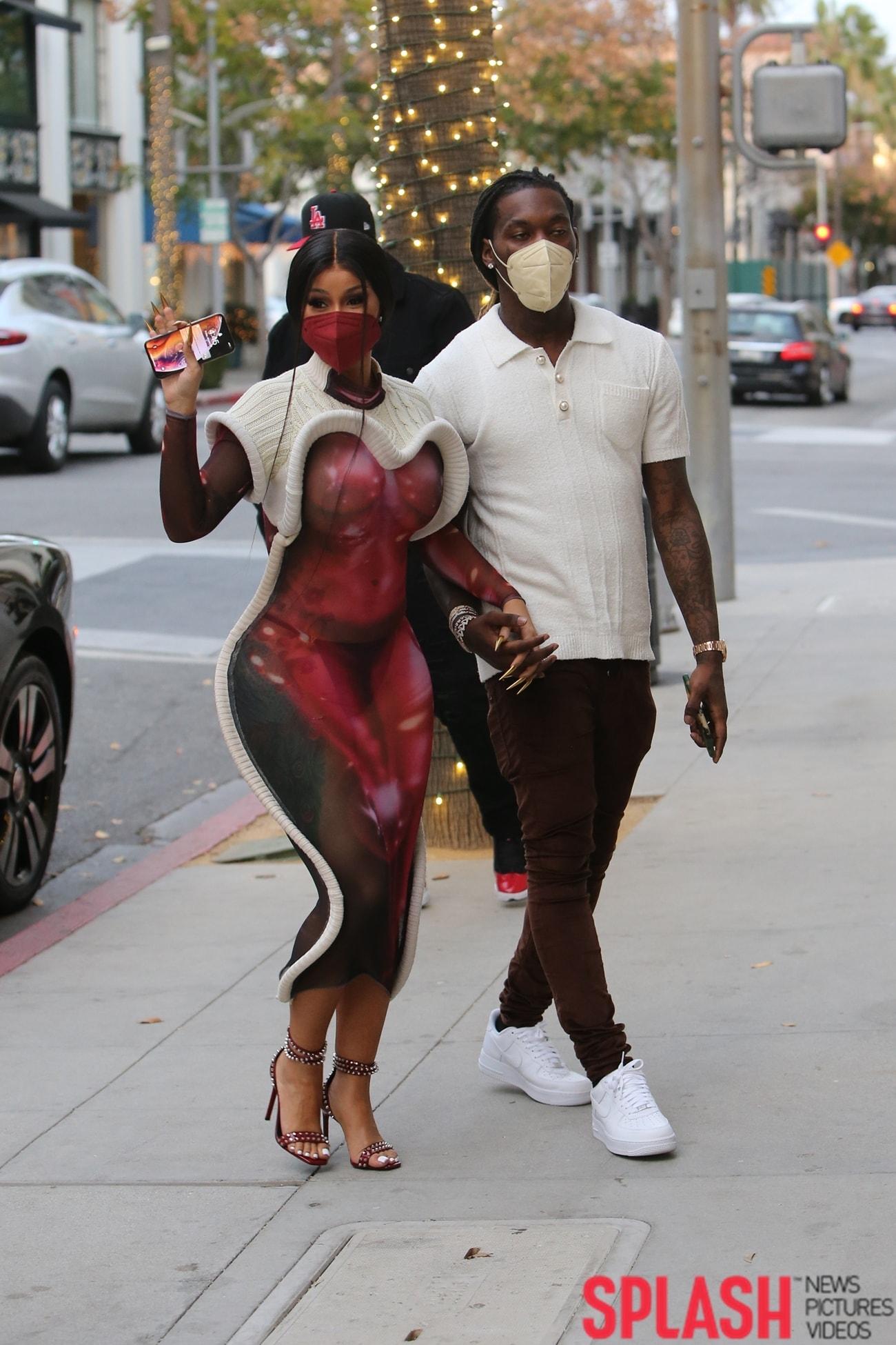 본문 이미지 - 카디비와 오프셋 /사진제공=Splash News ⓒ 뉴스1