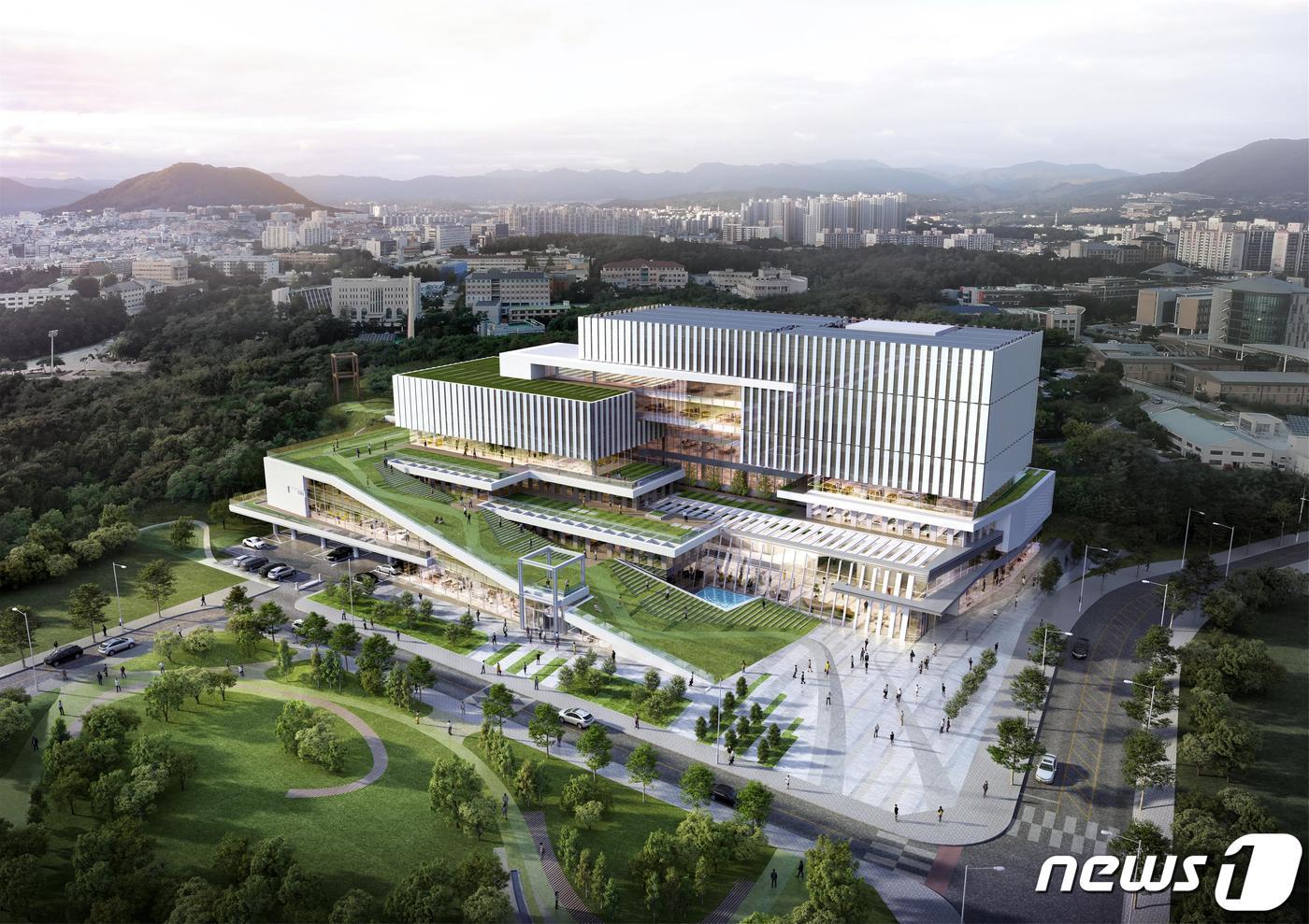 강원대 캠퍼스 혁신파크 단지에 들어설 산학연 혁신허브 조감도 (교육부 제공) ⓒ 뉴스1