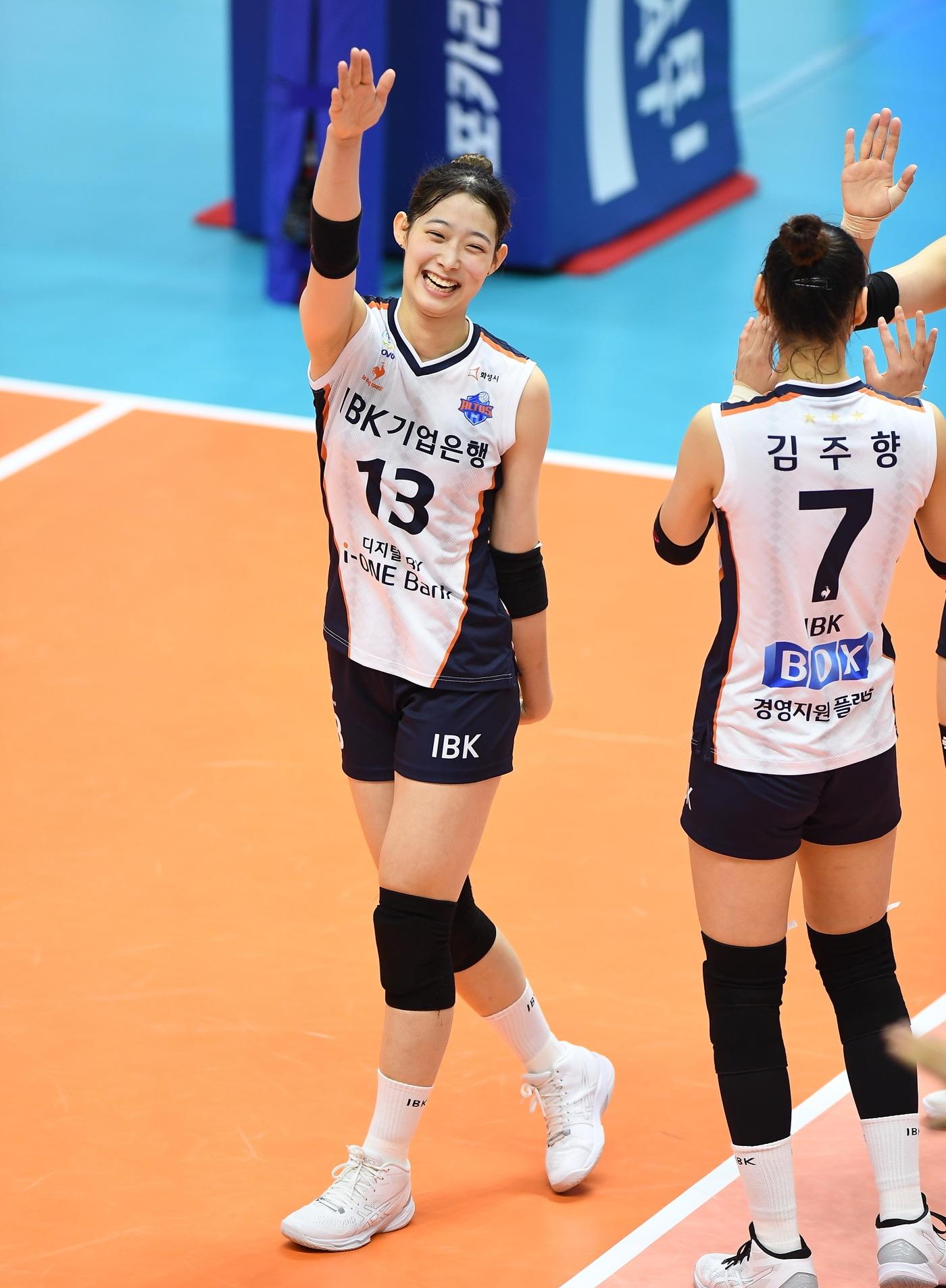 본문 이미지 - KOVO컵에서 맹활약한 IBK기업은행의 최정민(KOVO제공)ⓒ 뉴스1